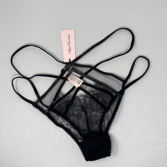 Agent Provocateur Foxie Black PVC Brief NWT $195 - Picture 12 of 14